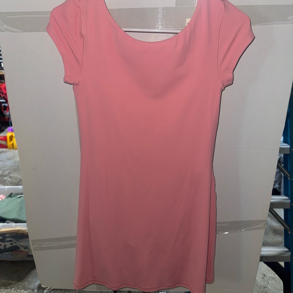 Aerie Soft Pink Short Sleeve Dress